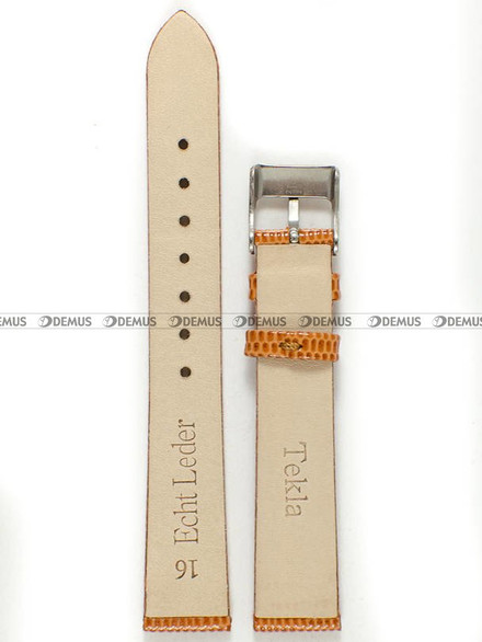 Skórzany pasek do zegarka Tekla PT7.16.31, 16 mm, Brązowy