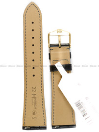 Pasek skórzany z aligatora do zegarka - Hirsch London 04207059-1-18 - 18 mm