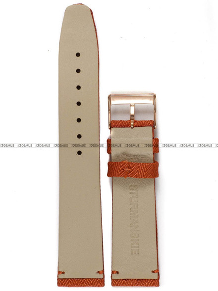 Pasek materiałowo-skórzany do zegarka Sturmanskie Sputnik - 20 mm