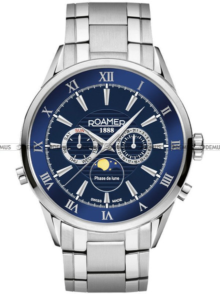 Zegarek Roamer 508821 41 43 50 Męski, Kwarcowy, Wskazówkowy