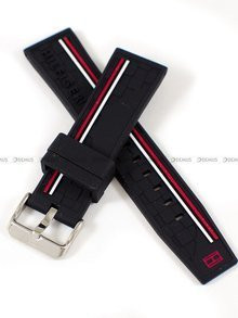 Silikonowy pasek do zegarka Tommy Hilfiger Tommy-Hilfiger-1791473, 22 mm, Czarny