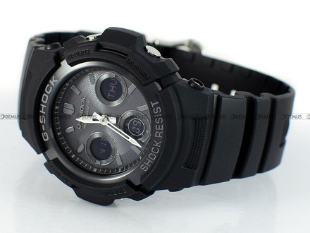 Zegarek Casio G-Shock Radio Controlled AWG-M100B-1AER Męski, Kwarcowy Radio Controlled, Wskazówkowo-Elektroniczny