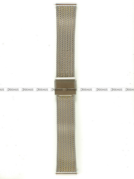 Bransoleta do zegarka Bisset - BBSR.63.18-SR-G - 18 mm