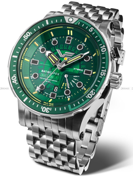 Vostok Europe Batiscafos Hybrid PX84-511A770B Zegarek Męski  - Zestaw