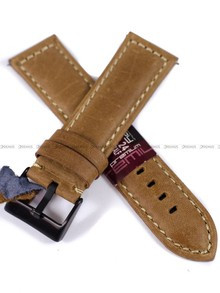 Skórzany pasek do zegarka Diloy 397.24.3, 24 mm, Brązowy