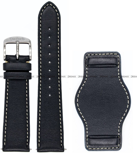 Pasek skórzany z podkładką do zegarka Hanhart 417 ES oraz PIONEER Preventor HD12 39 mm - 20 mm - M