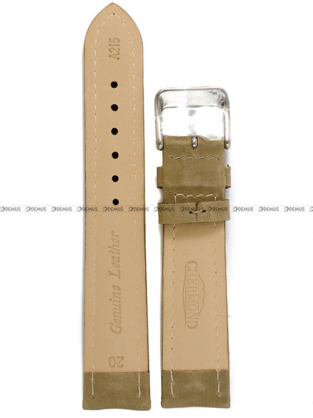 Pasek skórzany do zegarka - Chermond A215.20.62 - 20 mm