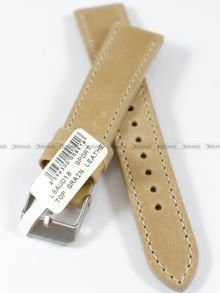 Skórzany pasek do zegarka LAVVU LSAUD18, 18 mm, Brązowy