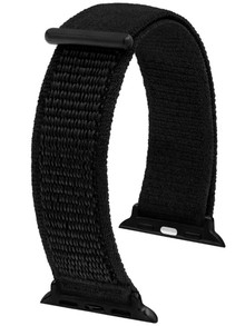 Pasek nylonowy na rzep z adapterem do Apple Watch - Hirsch Vocem 41409050AD-5-20 - 20 mm - Zestaw