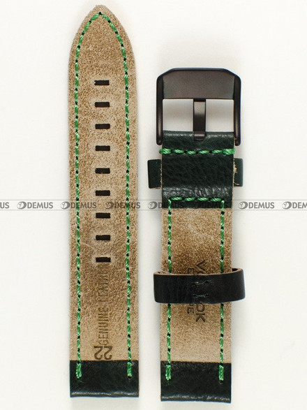 Pasek skórzany do zegarka Vostok Europe Almaz 6S11-320C261 - 22 mm