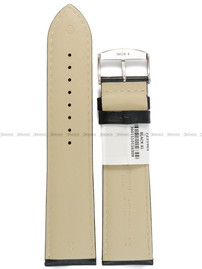 Pasek skórzany do zegarka - Rochet Neptune 7235901 XL - 24 mm - Czarny