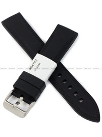 Pasek silikonowy do zegarka - Rochet Birdy 8392001ST - 20 mm - Czarny