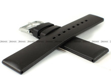 Kauczukowy pasek do zegarka Hirsch 40538850-2-22, 22 mm, Czarny