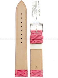 Skórzany pasek do zegarka Morellato A01X3266773369CR20, 20 mm, Różowy