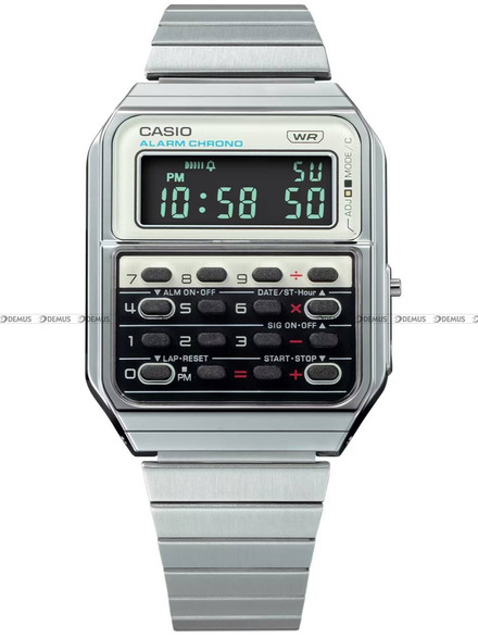 Zegarek Casio Vintage z kalkulatorem CA 500WE 7BEF