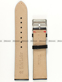 Skórzany pasek do zegarka Tekla PT24.20.1.4, 20 mm, Czarny