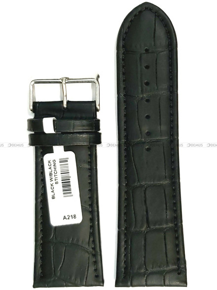 Pasek skórzany do zegarka - Chermond A218.28.1 - 28 mm