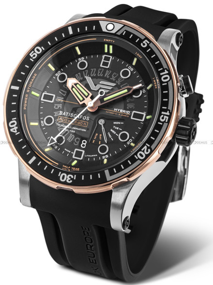 Vostok Europe Batiscafos Hybrid PX84-511E769B Zegarek Męski - Zestaw