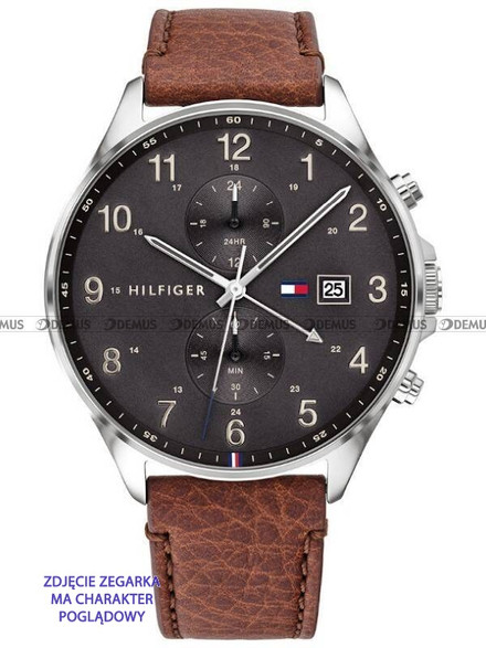 Pasek skórzany do zegarka Tommy Hilfiger 1791710 - 21 mm