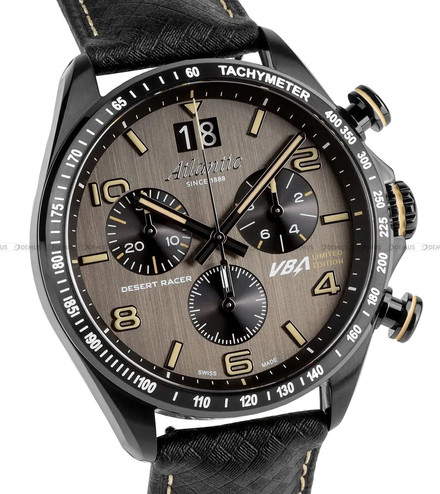 Zegarek Męski Atlantic Grand Prix Chrono Desert Racer 55463.46.45VBA - Adrien Van Beveren - Limitowana Edycja