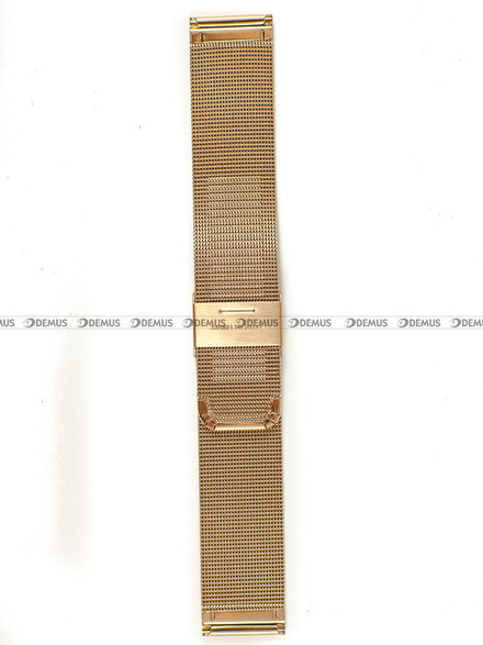 Pozłacana, siateczkowa (mesh) bransoleta do zegarka Timex PW2R49400, 20 mm, różowe złoto