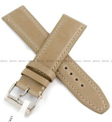 Skórzany pasek do zegarka LAVVU LSKUF22, 22 mm, Brązowy