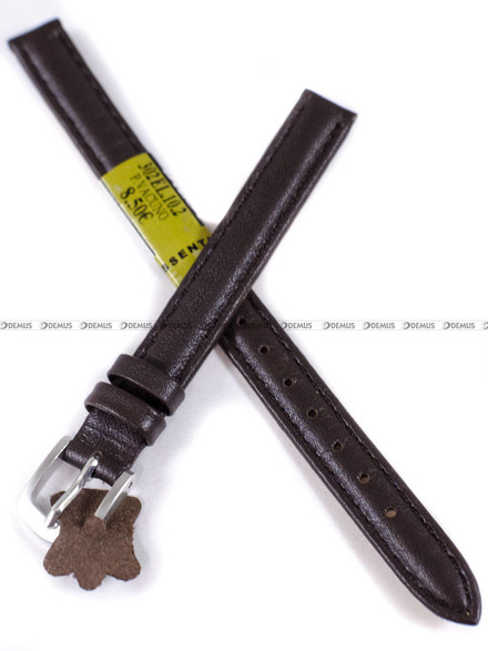 Skórzany pasek do zegarka Diloy 302EL.10.2, 10 mm, Brązowy