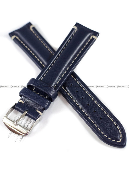 Skórzany pasek do zegarka Horido 0079.05.20S, 20 mm, Niebieski