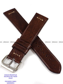Pasek skórzany ręcznie robiony A. Kucharski Leather - Ecbatana - Tobacco/Camel - 16 mm