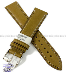 Pasek skórzany do zegarka - Morellato Manufatti A01X5439B71073CR22 - 22 mm