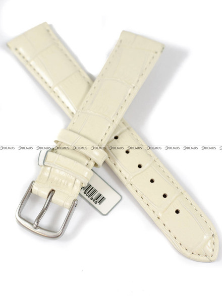 Pasek skórzany do zegarka - Fluco Chiara 205M-18-18 - 18 mm