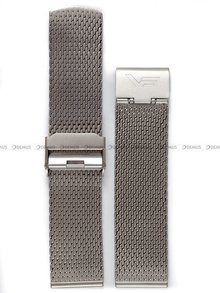 Siateczkowa-Mesh, Tytanowa bransoleta do zegarka Vostok VE-Almaz-22-tytanowa, 22 mm, Grafitowa