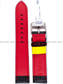 Skórzany pasek do zegarka Morellato A01U3586977883CR20, 20 mm, Czarny