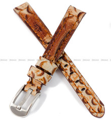 Pasek skórzany do zegarka - Demus PSD2.12.2-SR - 12 mm