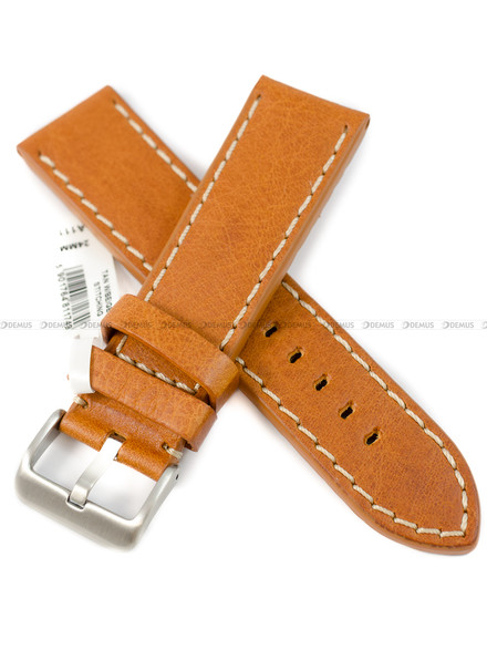 Pasek skórzany do zegarka - Chermond A111.24.3.22 - 24 mm