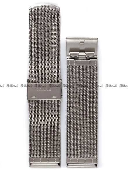 Siateczkowa-Mesh, Tytanowa bransoleta do zegarka Vostok VE-Almaz-22-tytanowa, 22 mm, Grafitowa