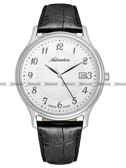 Zegarek Adriatica Mens strap A8000.5223Q Męski, Kwarcowy, Wskazówkowy