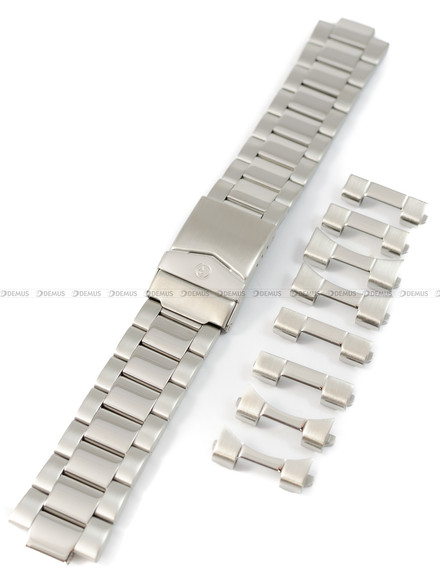 Bransoleta stalowa do zegarka - Rochet Asti 2383700 - 20-22-24 mm - srebrna