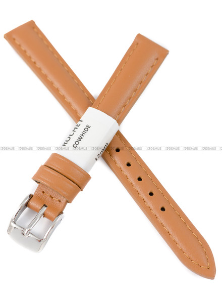 Pasek skórzany do zegarka - Rochet Miami 5411204ST - 12 mm - Brązowy
