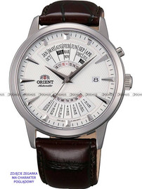 Skórzany pasek do zegarka Orient UDEVHST, 22 mm, Brązowy