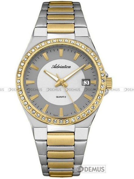 Zegarek Adriatica Ladies fashion A3804.2113QZ Damski, Kwarcowy, Wskazówkowy