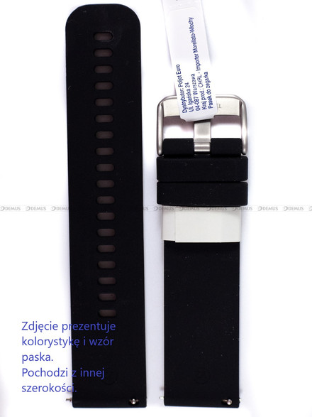 Pasek silikonowy do zegarka - Morellato A01X5654187019SB24 - 24 mm