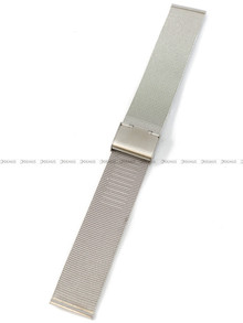 Bransoleta mesh do zegarka - BMS01.20.BZ-CSP - 20 mm - srebrna