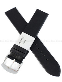 Pasek skórzany do zegarka - Rochet Trendy 6340601 - 18 mm - Czarny