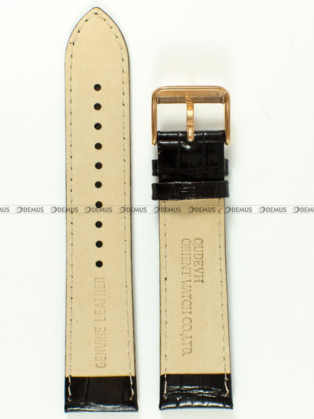 Skórzany pasek do zegarka Orient UDEVHRT, 22 mm, Brązowy
