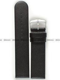 Skórzany pasek do zegarka Hirsch 17872050-2-22, 22 mm, Czarny