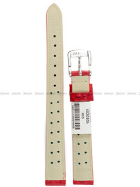 Pasek skórzany do zegarka - Rochet Buffalo 5020305 - 12  mm - Czerwony