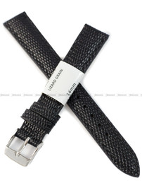 Pasek skórzany do zegarka - Rochet Opaline 5381401ST - 14 mm - Czarny