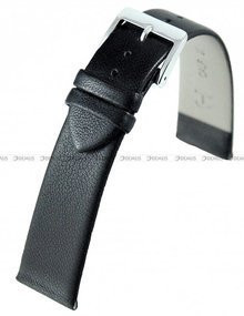 Skórzany pasek do zegarka Horido 4504.01.12S, 12 mm, Czarny