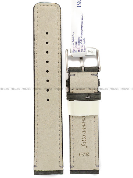 Pasek do zegarka skórzany - Morellato Coubert A01X6021C38090CR20 - 20 mm